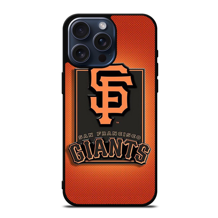 SAN FRANCISCO GIANTS LOGO BASEBALL EMBLEM iPhone 15 Pro Max Case Cover
