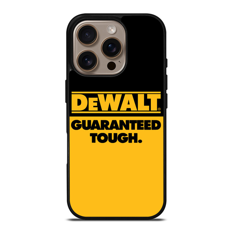 DEWALT GUARANTEED TOUGH LOGO iPhone 16 Pro Case Cover
