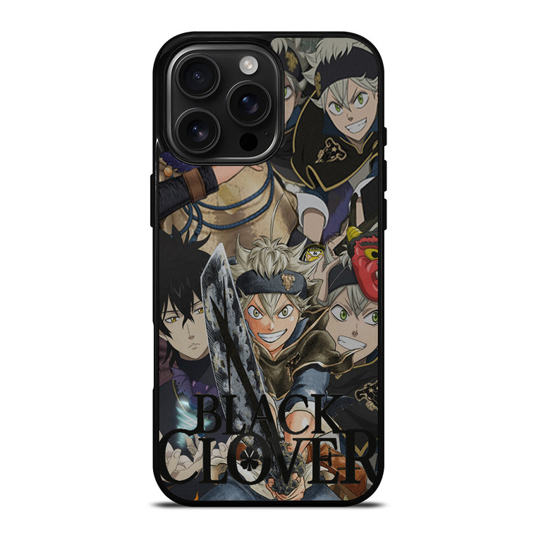 BLACK CLOVER ANIME ALL iPhone 16 Pro Max Case Cover