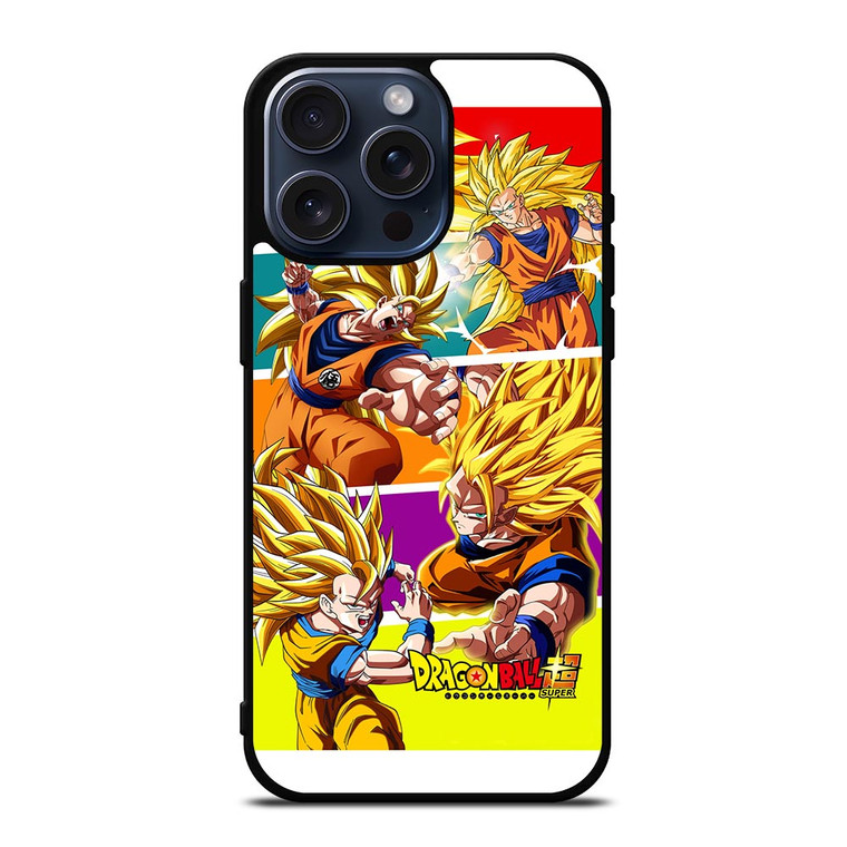 SON GOKU DRAGON BALL SAIYAN 3 iPhone 15 Pro Max Case Cover