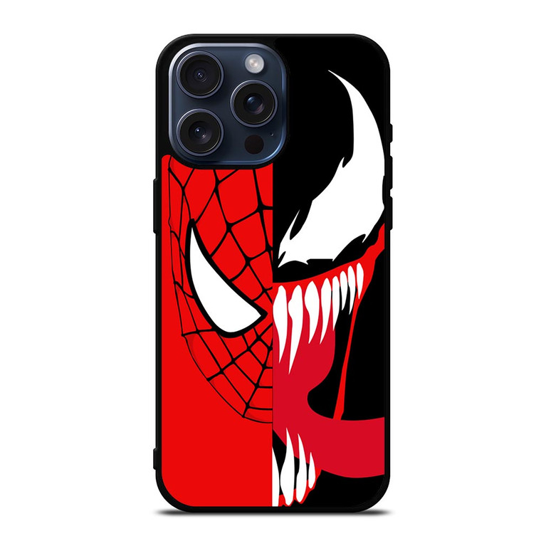 SPIDERMAN VS VENOM iPhone 15 Pro Max Case Cover SPIDERMAN VS VENOM iPhone 15 Pro Max Case Cover