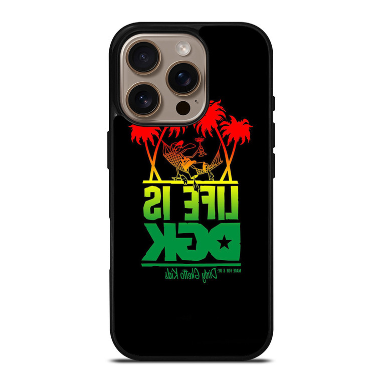DGK SKATEBOARDING RAINBOW LOGO iPhone 16 Pro Case Cover