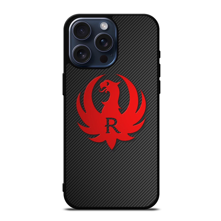STURM RUGER FIREARM CARBON LOGO iPhone 15 Pro Max Case Cover