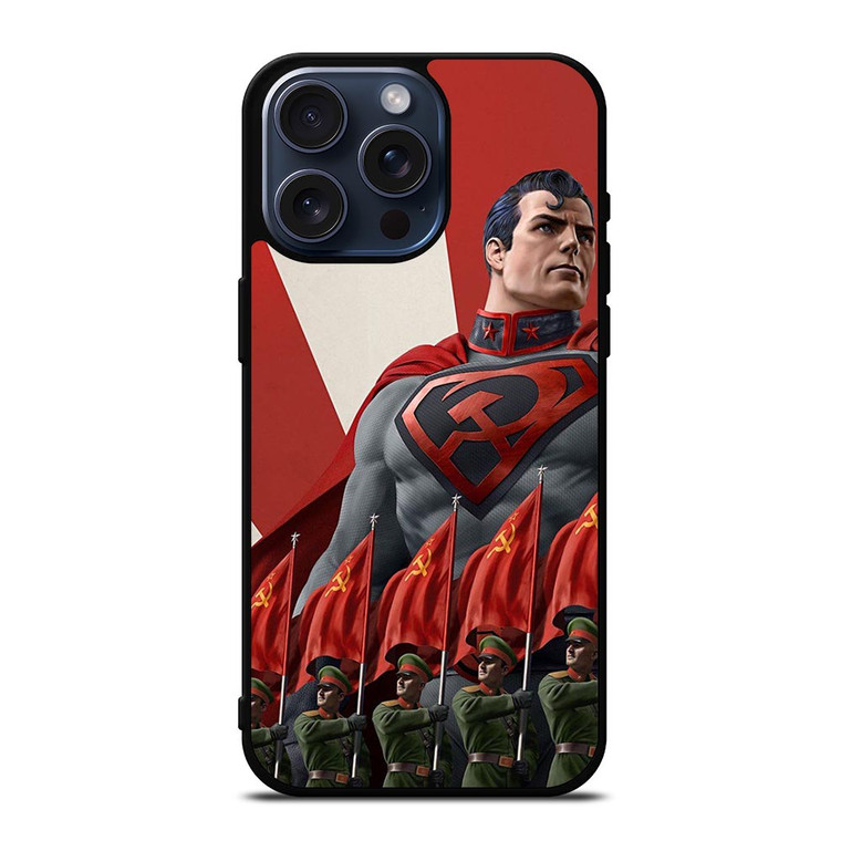 SUPERMAN RED SON DC COMICS iPhone 15 Pro Max Case Cover