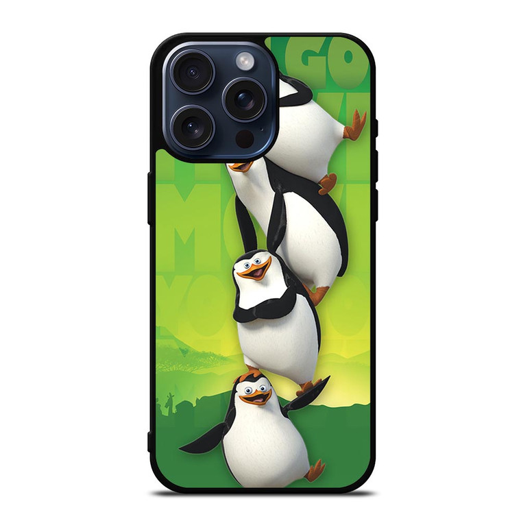 THE PENGUINS OF MADAGASKAR all character iPhone 15 Pro Max Case Cover