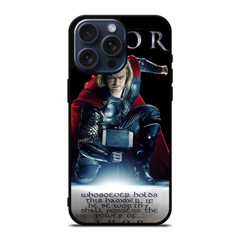 THOR MARVEL iPhone 15 Pro Max Case Cover