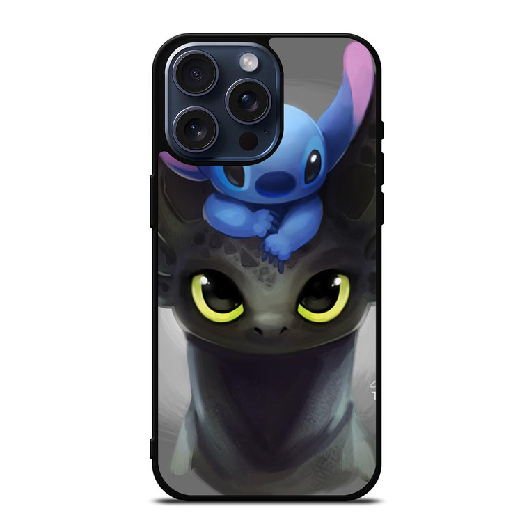 TOOTHLESS AND STITCH iPhone 15 Pro Max Case Cover