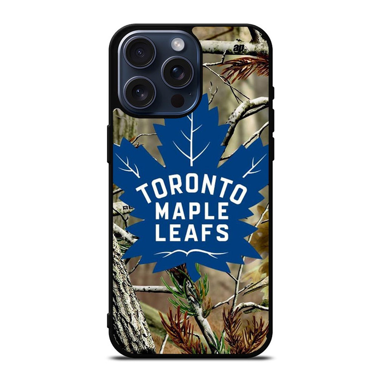 TORONTO MAPLE LEAFS LOGO REAL TREE CAMO iPhone 15 Pro Max Case Cover TORONTO MAPLE LEAFS LOGO REAL TREE CAMO iPhone 15 Pro Max Case Cover