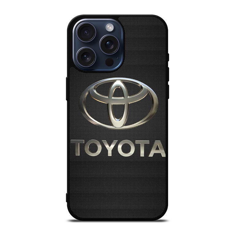 TOYOTA LOGO CAR ICON CARBON iPhone 15 Pro Max Case Cover TOYOTA LOGO CAR ICON CARBON iPhone 15 Pro Max Case Cover