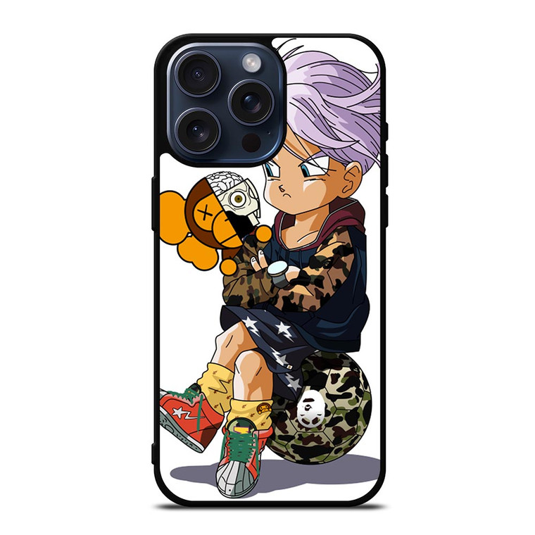 TRUNKS DRAGON BALL CAMO BAPE iPhone 15 Pro Max Case Cover TRUNKS DRAGON BALL CAMO BAPE iPhone 15 Pro Max Case Cover