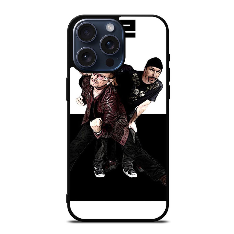 U2 BAND POSE iPhone 15 Pro Max Case Cover U2 BAND POSE iPhone 15 Pro Max Case Cover