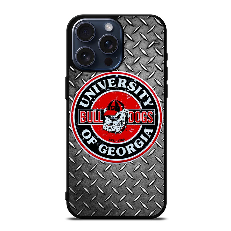 UGA GEORGIA BULLDOGS UNIVERSITY iPhone 15 Pro Max Case Cover
