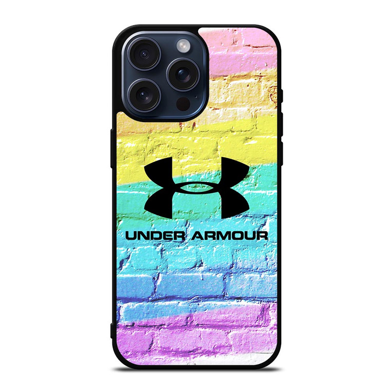 UNDER ARMOUR COLORED BRICK iPhone 15 Pro Max Case Cover UNDER ARMOUR COLORED BRICK iPhone 15 Pro Max Case Cover