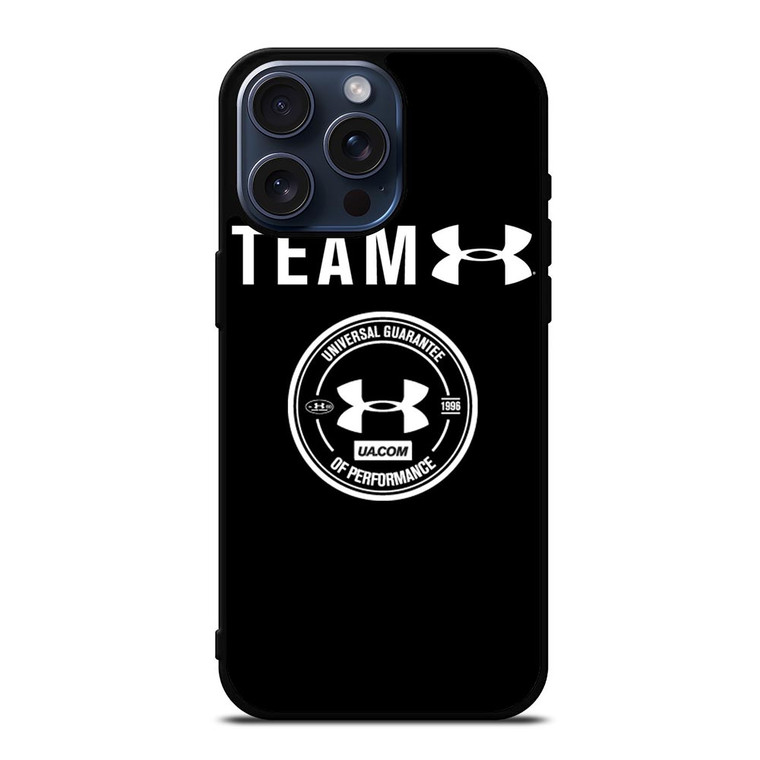 UNDER ARMOUR LOGO TEAM UNIVERSAL GUARANTEE iPhone 15 Pro Max Case Cover UNDER ARMOUR LOGO TEAM UNIVERSAL GUARANTEE iPhone 15 Pro Max Case Cover