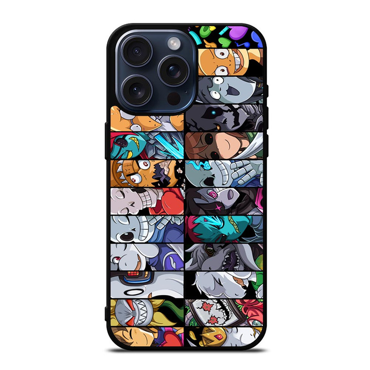 UNDERTALE ALL CHARACTER iPhone 15 Pro Max Case Cover