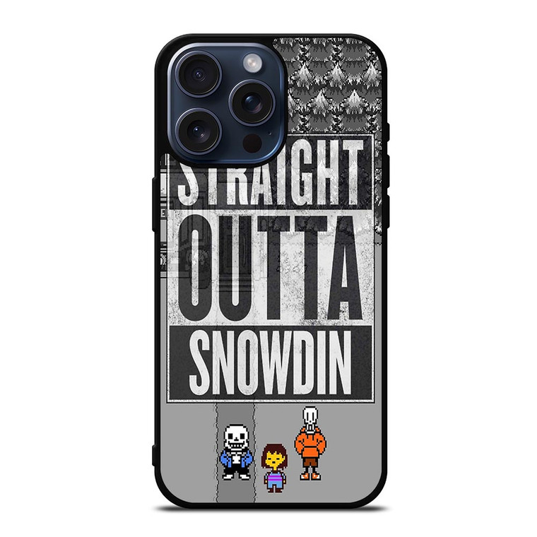 UNDERTALE STRAIGHT OUTTA SNOWDIN iPhone 15 Pro Max Case Cover UNDERTALE STRAIGHT OUTTA SNOWDIN iPhone 15 Pro Max Case Cover