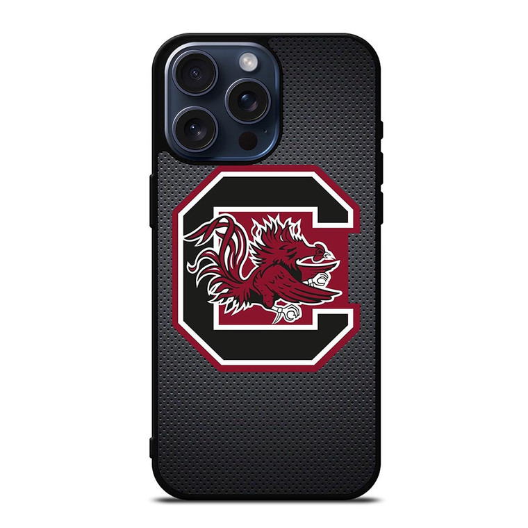 UNIVERSITY FOOTBALL SOUTH CAROLINA GAMECOCKS LOGO iPhone 15 Pro Max Case Cover