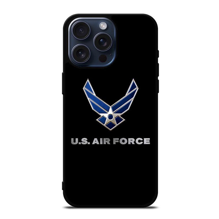 US AIR FORCE LOGO iPhone 15 Pro Max Case Cover US AIR FORCE LOGO iPhone 15 Pro Max Case Cover