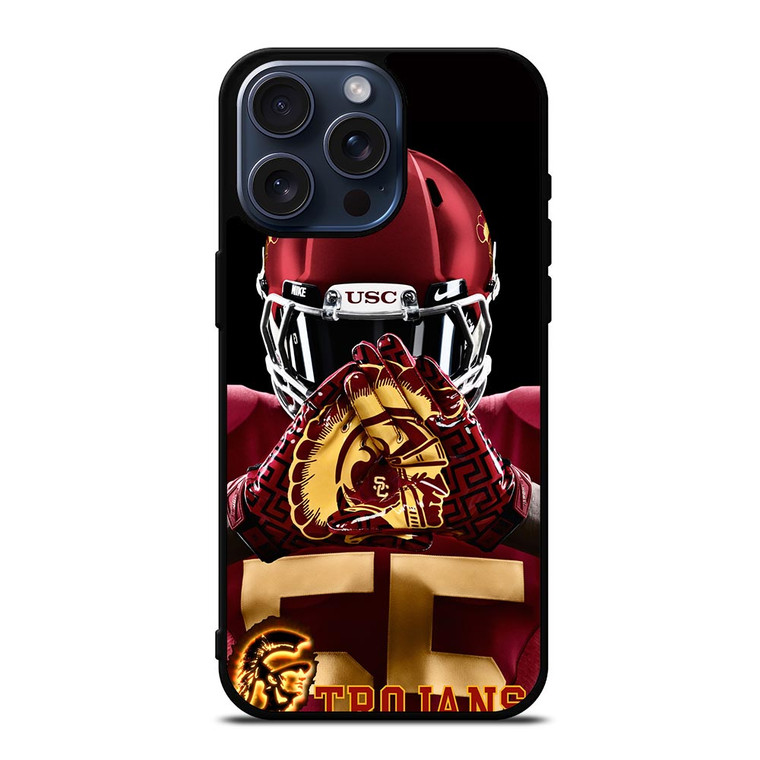 USC TROJANS FOOTBALL iPhone 15 Pro Max Case Cover USC TROJANS FOOTBALL iPhone 15 Pro Max Case Cover