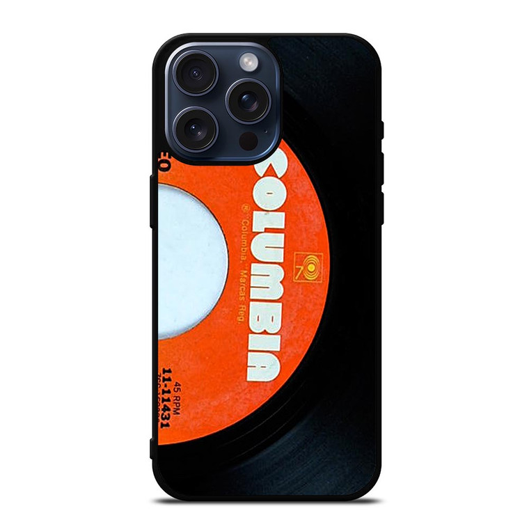 VINYL RECORD BLACK DISK iPhone 15 Pro Max Case Cover VINYL RECORD BLACK DISK iPhone 15 Pro Max Case Cover