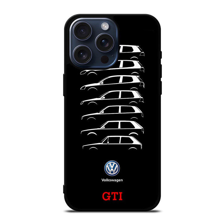 VW VOLKSWAGEN GOLF GTI EVOLUTION iPhone 15 Pro Max Case Cover VW VOLKSWAGEN GOLF GTI EVOLUTION iPhone 15 Pro Max Case Cover