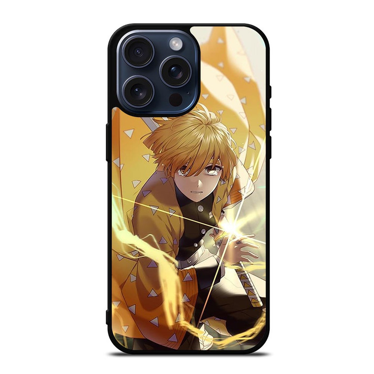 ZENITSU AGATSUMA DEMON SLAYER iPhone 15 Pro Max Case Cover