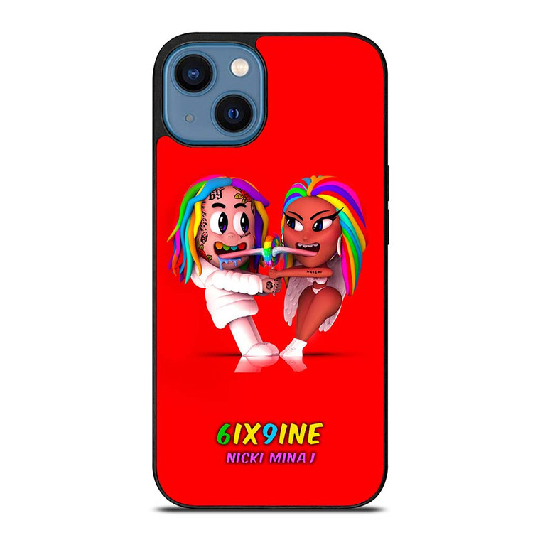 6IX9INE X NICKI MINAJ CARTOON iPhone 14 Case Cover