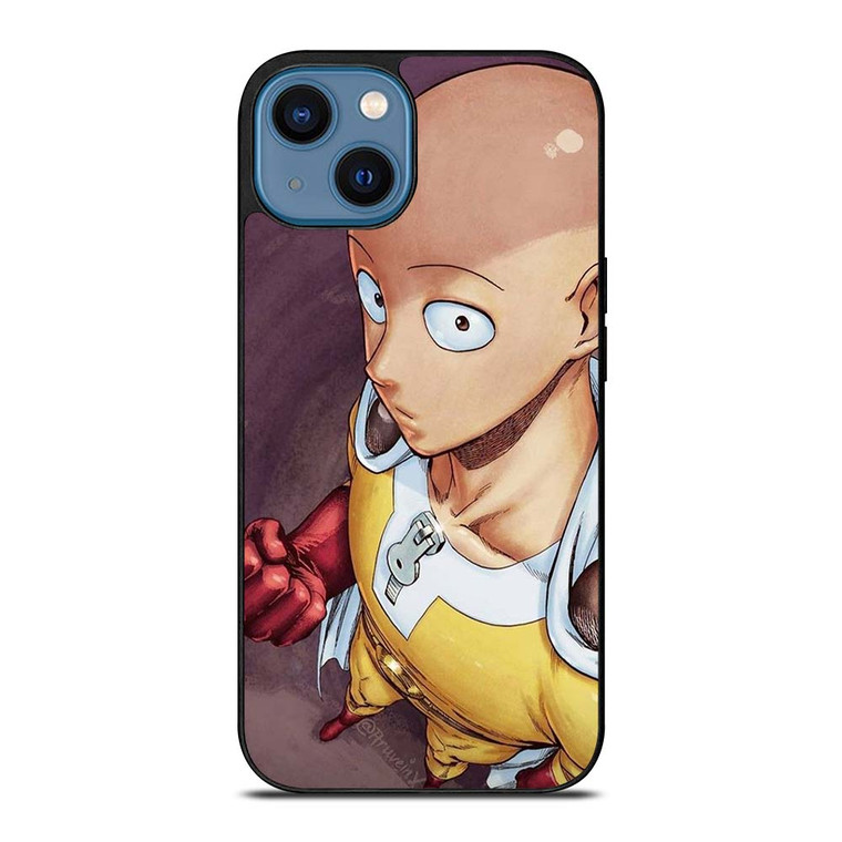 ANIME ONE PUNCH MAN SAITAMA iPhone 14 Case Cover