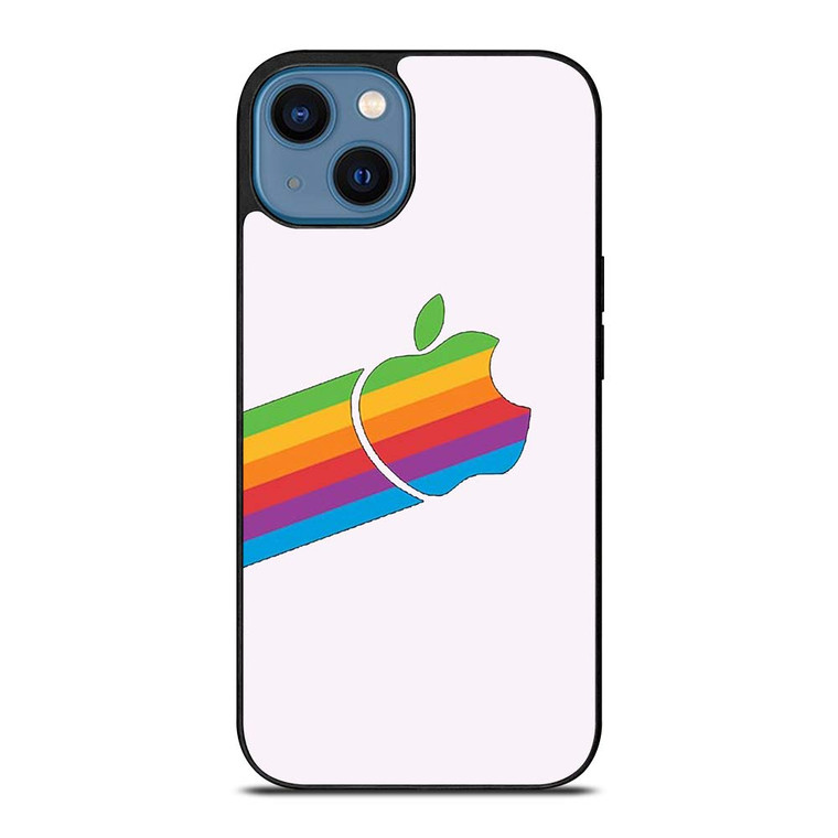 APPLE RETRO DESIGN WHITE iPhone 14 Case Cover