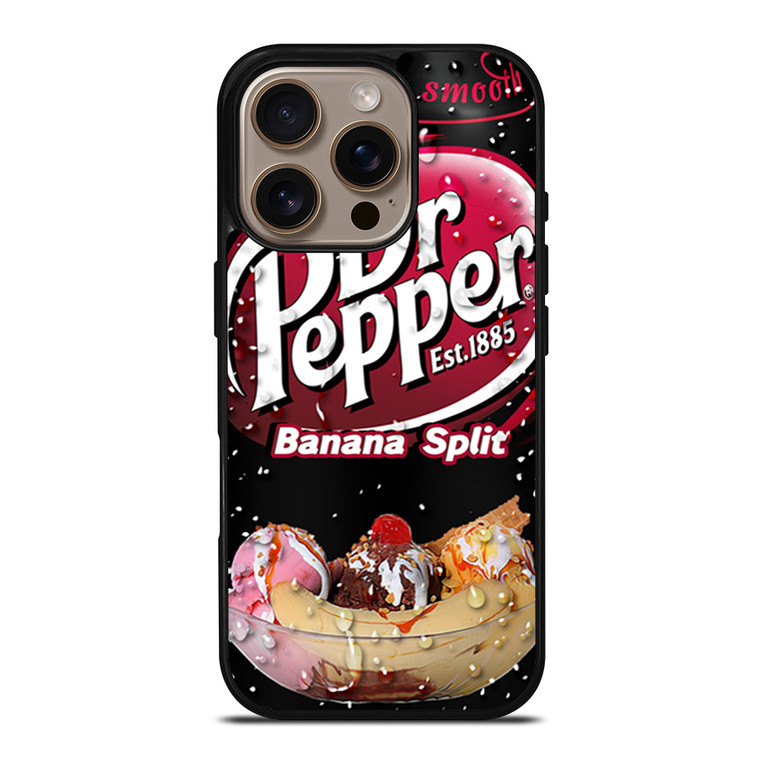 DR PEPPER BANANA SPLIT BOTTLE iPhone 16 Pro Case Cover