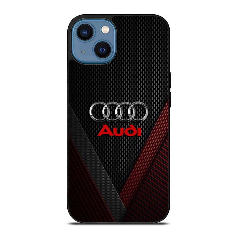 AUDI METAL LOGO iPhone 14 Case Cover