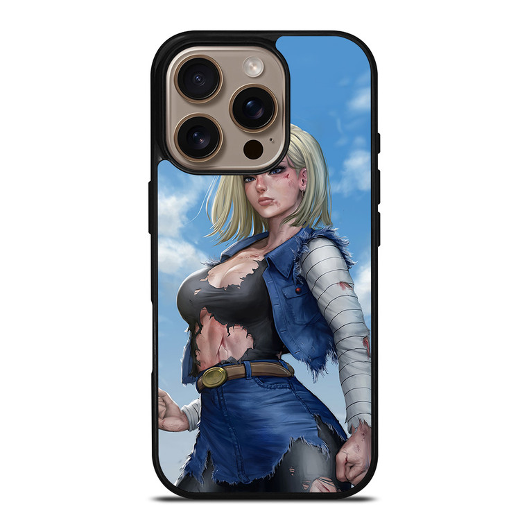 DRAGON BALL ANDROID 18 iPhone 16 Pro Case Cover DRAGON BALL ANDROID 18 iPhone 16 Pro Case Cover