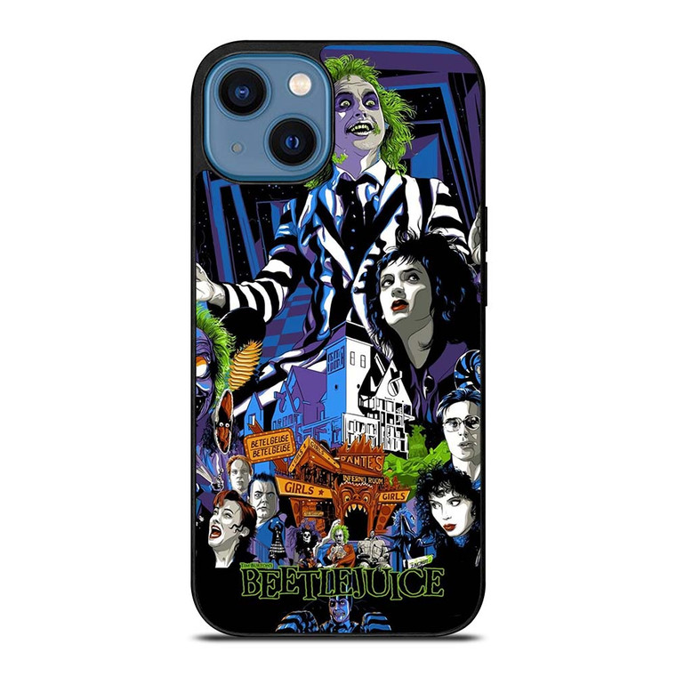 BEETLEJUICE TIM BURTON MOVE iPhone 14 Case Cover