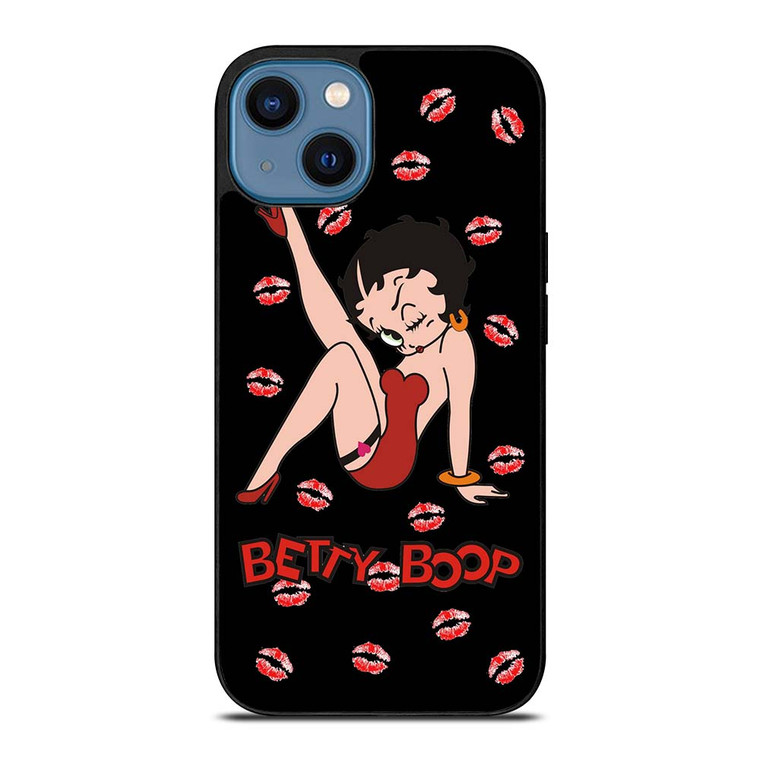 BETTY BOOP KISS iPhone 14 Case Cover