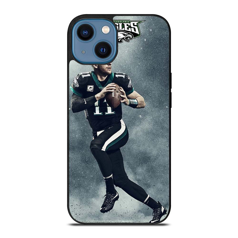 CARSON WENTZ PHILADELPHIA EAGLES iPhone 14 Case Cover