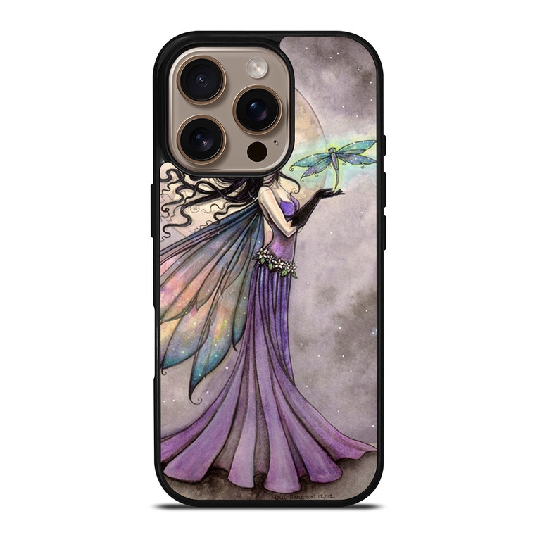 FAIRY DRAGONFLIES MOON iPhone 16 Pro Case Cover