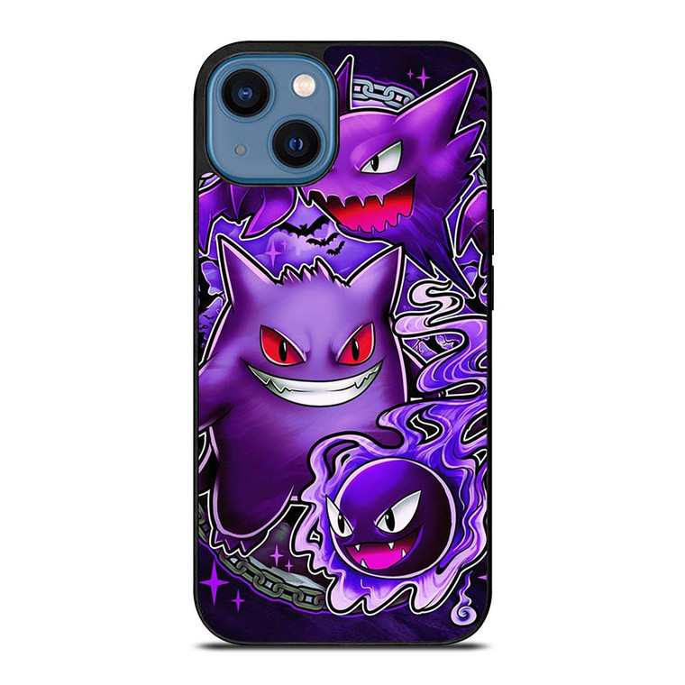 GENGAR SINISTER POKEMON POCKET MONSTER iPhone 14 Case Cover