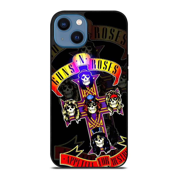 GUNS N ROSES BAND ROCK iPhone 14 Case Cover