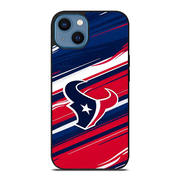 HOUSTON TEXANS LOGO ART iPhone 14 Case Cover