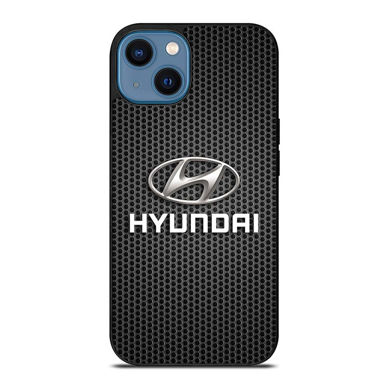 HYUNDAI METAL LOGO iPhone 14 Case Cover