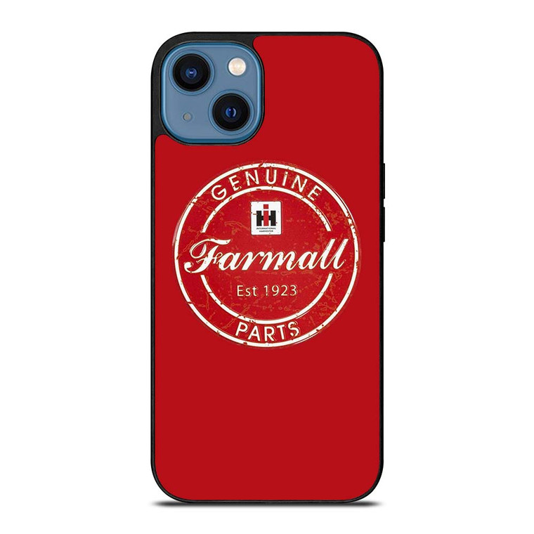 IH INTERNATIONAL HARVESTER FARMALL LOGO TRACTOR PARTS EST 1923 iPhone 14 Case Cover