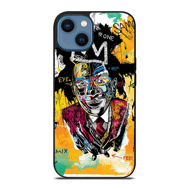 JEAN MICHEL BASQUIAT ART iPhone 14 Case Cover