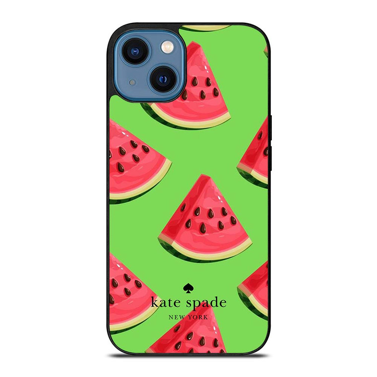 KATE SPADE NEW YORK FASHION LOGO WATER MELON ICON iPhone 14 Case Cover