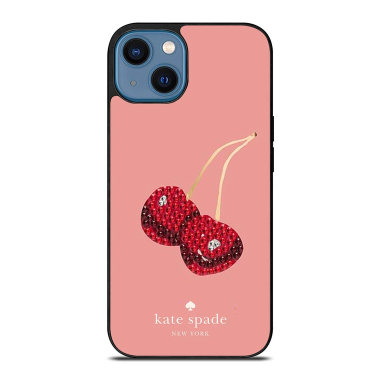 KATE SPADE NEW YORK LOGO CHERRY iPhone 14 Case Cover