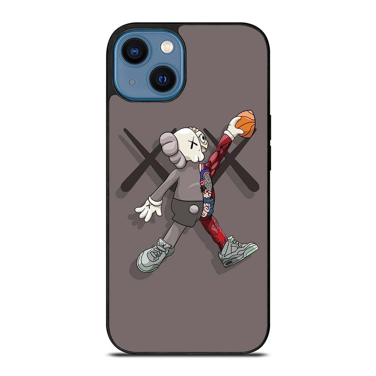 KAWS AIR JORDAN iPhone 14 Case Cover