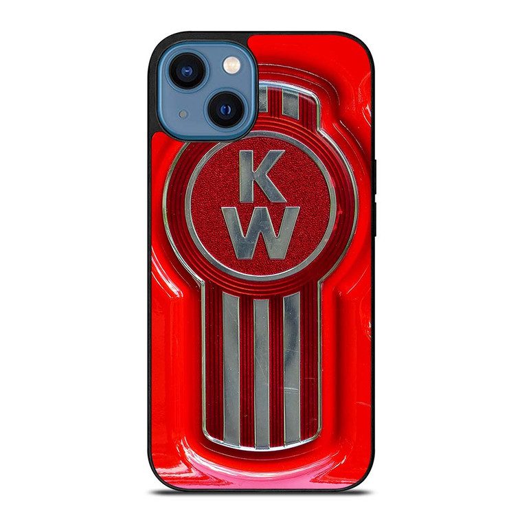 KENWORTH TRUCK LOGO RED iPhone 14 Case Cover