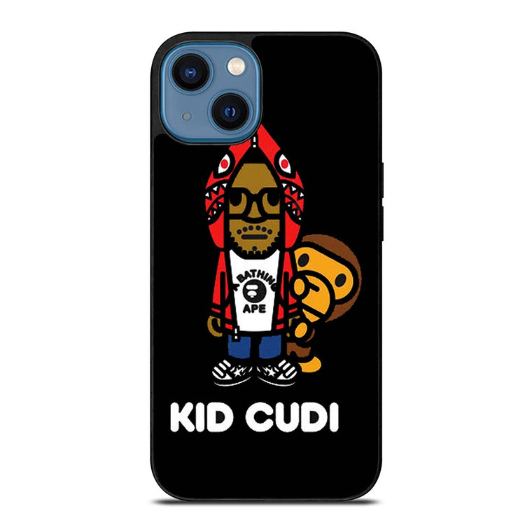KID CUDI BAPE SHARK iPhone 14 Case Cover