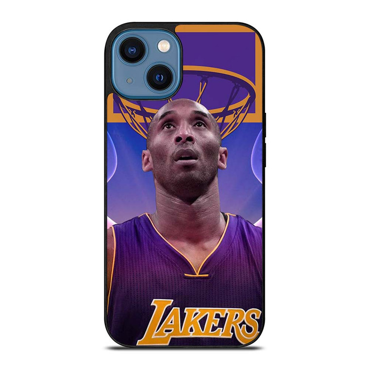KOBE BRYANT LA LAKERS COOL ART iPhone 14 Case Cover KOBE BRYANT LA LAKERS COOL ART iPhone 14 Case Cover