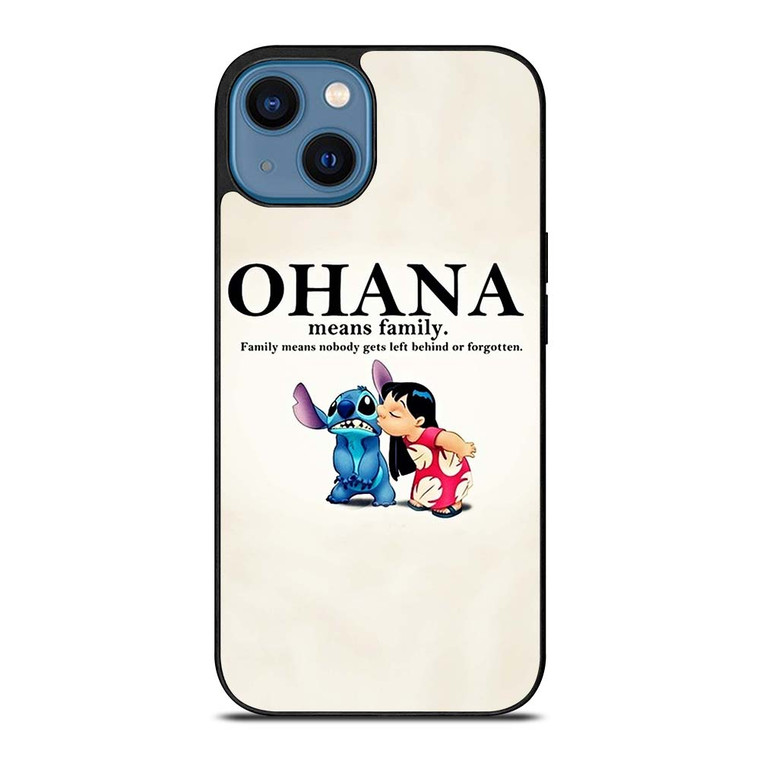 LILO AND STITCH OHANA FAMILY Disney iPhone 14 Case Cover