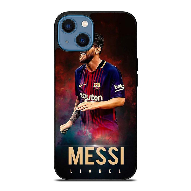 LIONEL MESSI BARCELONA 3 iPhone 14 Case Cover